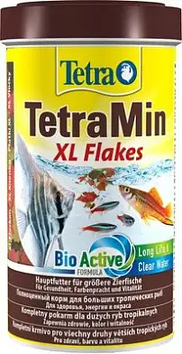 Tetra XL Flakes корм для больших тропических рыб. крупные хлопья